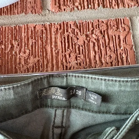 Prana “Kayla” Dark Olive Skinny Jean 2/26 - Picture 4 of 7